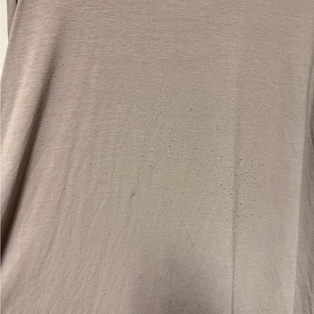Serena Williams Taupe Long Sleeve Top - Picture 2 of 3